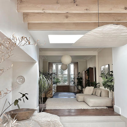 Nordic Silk Cloud Pendant Lamp | Dimmable, Adjustable Height & Ideal for Modern Indoor Decor | Wabi-sabi Style