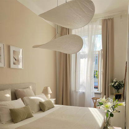 Nordic Silk Cloud Pendant Lamp | Dimmable, Adjustable Height & Ideal for Modern Indoor Decor | Wabi-sabi Style