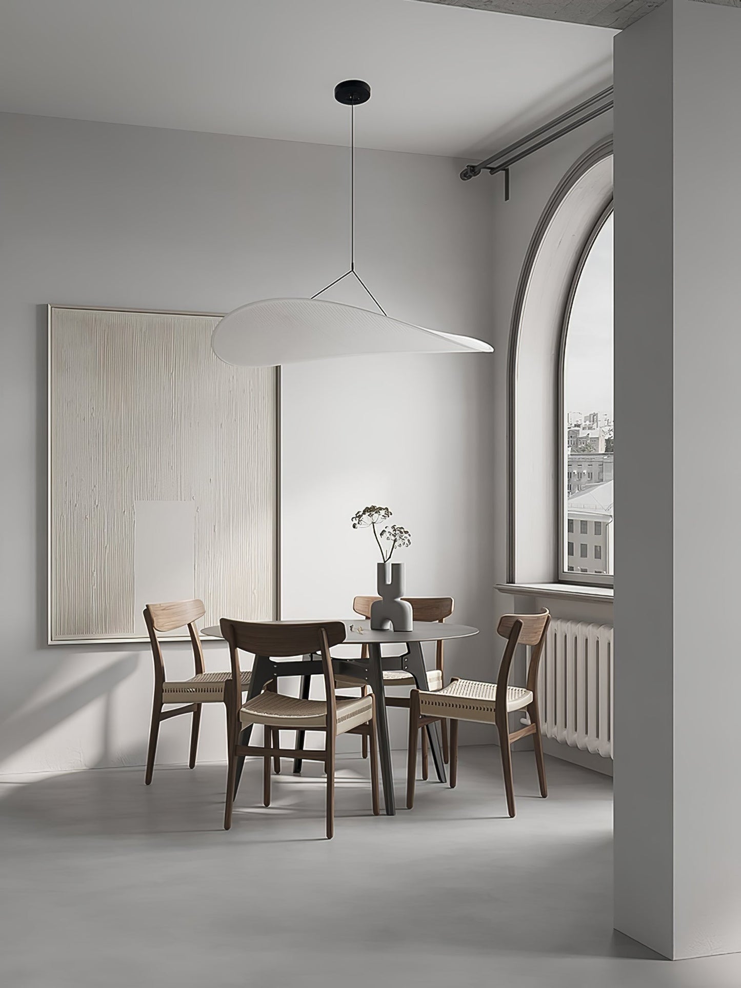 Nordic Silk Cloud Pendant Lamp | Dimmable, Adjustable Height & Ideal for Modern Indoor Decor | Wabi-sabi Style