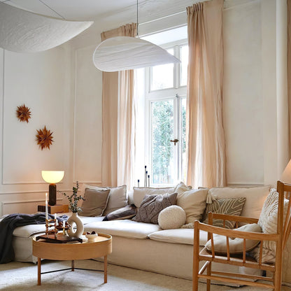 Nordic Silk Cloud Pendant Lamp | Dimmable, Adjustable Height & Ideal for Modern Indoor Decor | Wabi-sabi Style