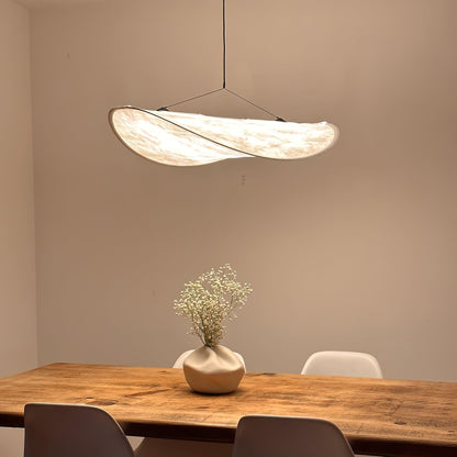 Nordic Silk Cloud Pendant Lamp | Dimmable, Adjustable Height & Ideal for Modern Indoor Decor | Wabi-sabi Style