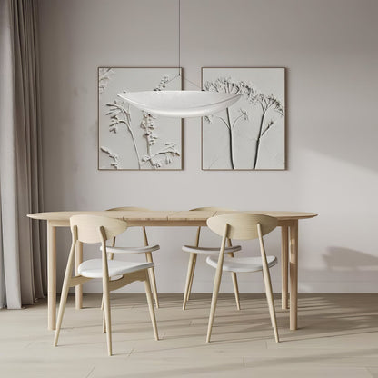 Nordic Silk Cloud Pendant Lamp | Dimmable, Adjustable Height & Ideal for Modern Indoor Decor | Wabi-sabi Style