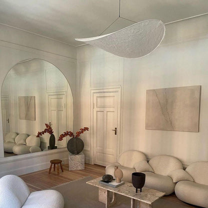 Nordic Silk Cloud Pendant Lamp | Dimmable, Adjustable Height & Ideal for Modern Indoor Decor | Wabi-sabi Style