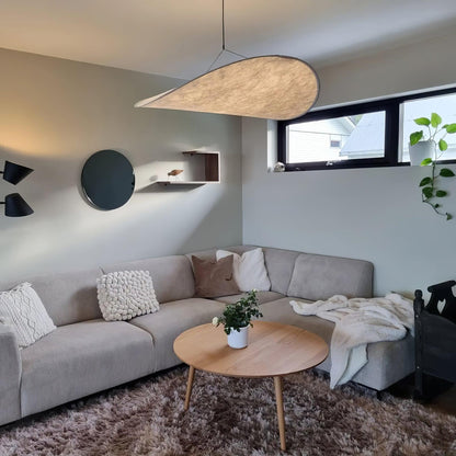 Nordic Silk Cloud Pendant Lamp | Dimmable, Adjustable Height & Ideal for Modern Indoor Decor | Wabi-sabi Style