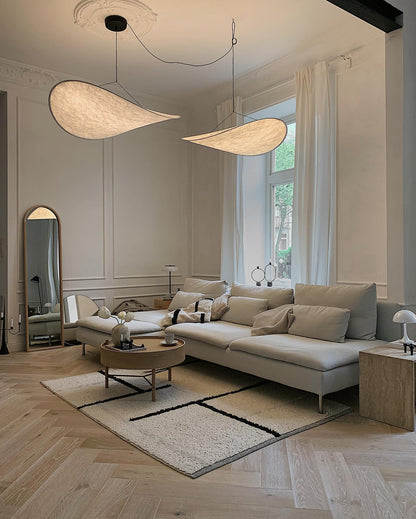 Nordic Silk Cloud Pendant Lamp | Dimmable, Adjustable Height & Ideal for Modern Indoor Decor | Wabi-sabi Style