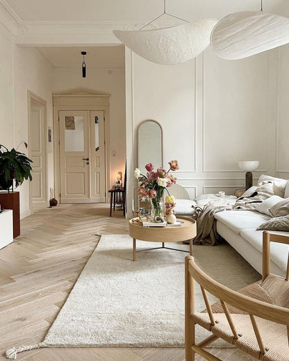 Nordic Silk Cloud Pendant Lamp | Dimmable, Adjustable Height & Ideal for Modern Indoor Decor | Wabi-sabi Style