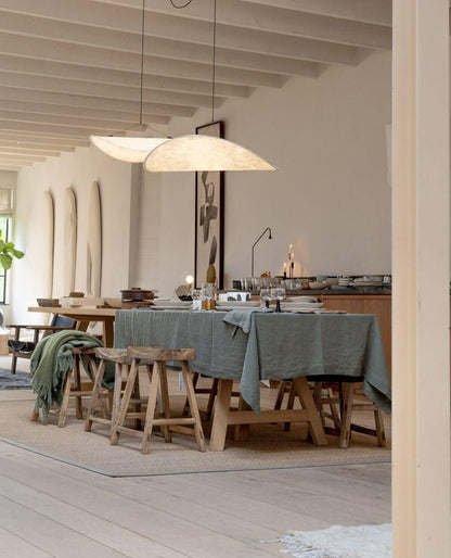 Nordic Silk Cloud Pendant Lamp | Dimmable, Adjustable Height & Ideal for Modern Indoor Decor | Wabi-sabi Style