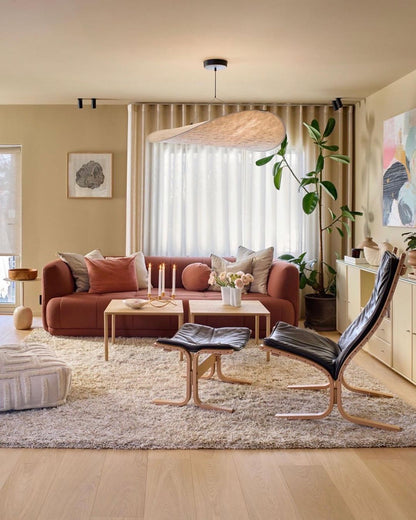 Nordic Silk Cloud Pendant Lamp | Dimmable, Adjustable Height & Ideal for Modern Indoor Decor | Wabi-sabi Style