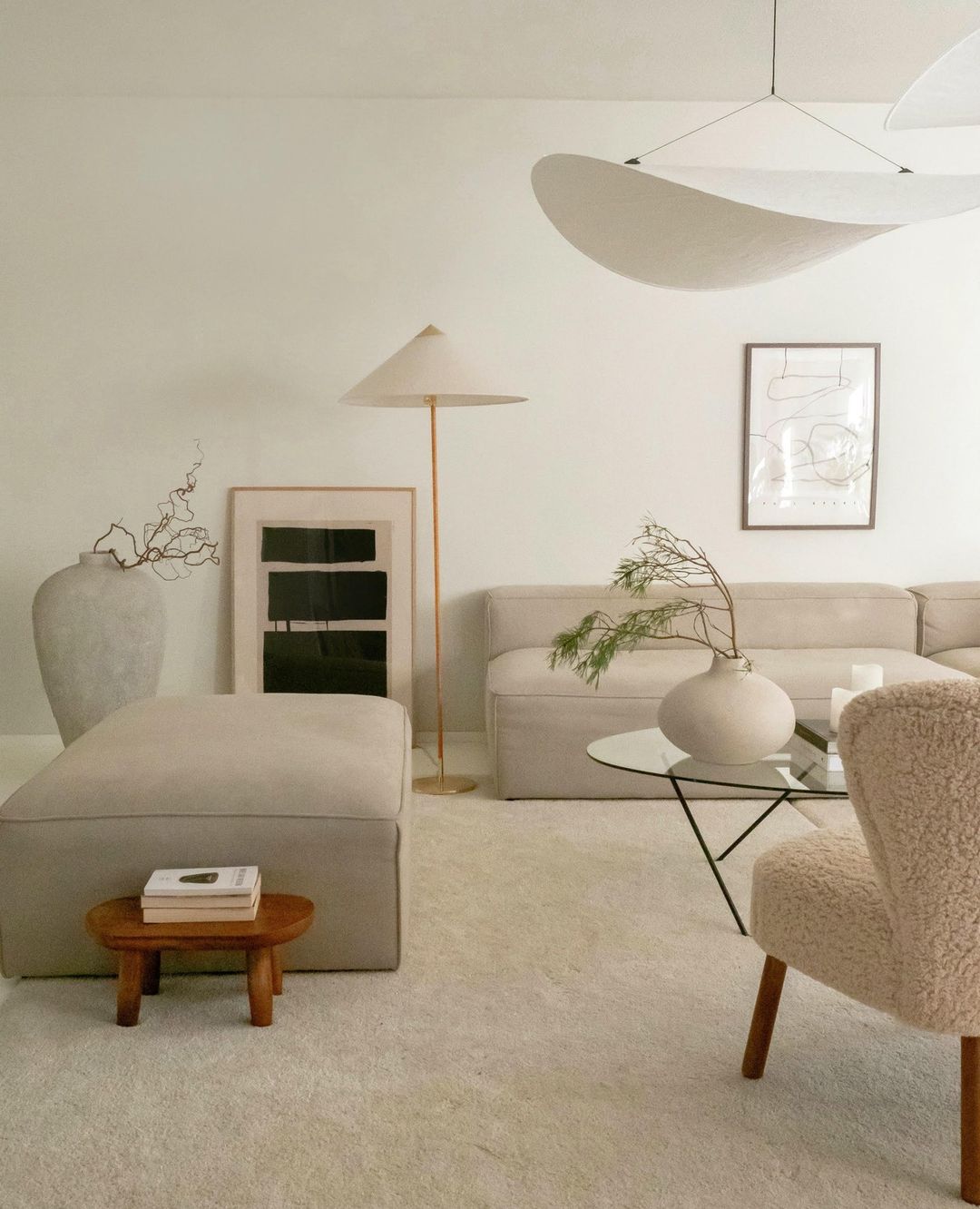 Nordic Silk Cloud Pendant Lamp | Dimmable, Adjustable Height & Ideal for Modern Indoor Decor | Wabi-sabi Style