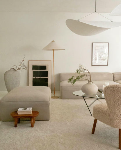 Nordic Silk Cloud Pendant Lamp | Dimmable, Adjustable Height & Ideal for Modern Indoor Decor | Wabi-sabi Style