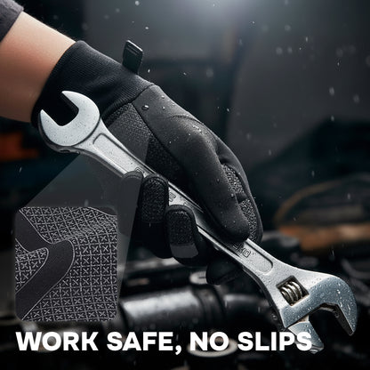 Thermal Waterproof Work Gloves – Durable Non-Slip Winter Gloves with Touchscreen for Outdoor Work