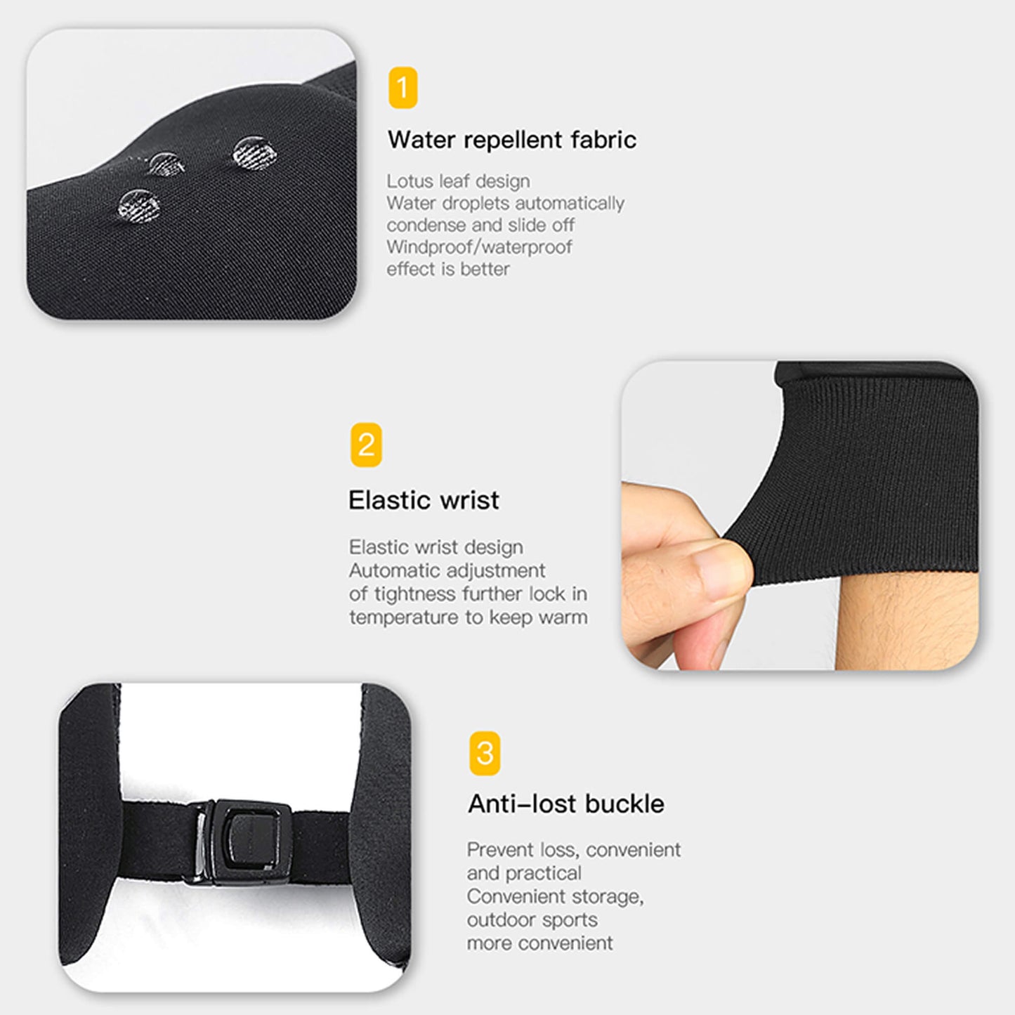 Thermal Winter Cycling Gloves | Waterproof, Windproof & Touchscreen Warm Running Gloves for Men & Women