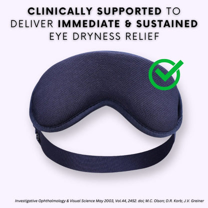 OptiSoothe™ Warm Eye Mask for Dry Eyes | USB Heated Dry Eyes Sleeping Mask