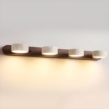 Travertine Duo Wall Light | Dimmable, Dual Light Setup & Ideal for Bedrooms and Living Areas