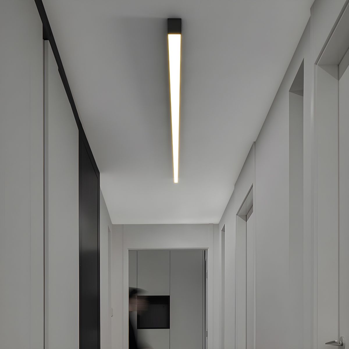 Ultra Slim Linear LED Ceiling Light Fixture for Modern Home Decor & Kitchen Lighting