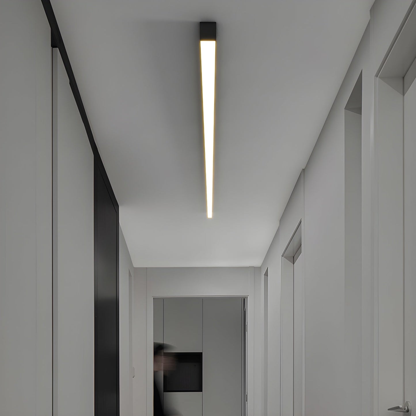 Ultra Slim Linear LED Ceiling Light Fixture for Modern Home Decor & Kitchen Lighting