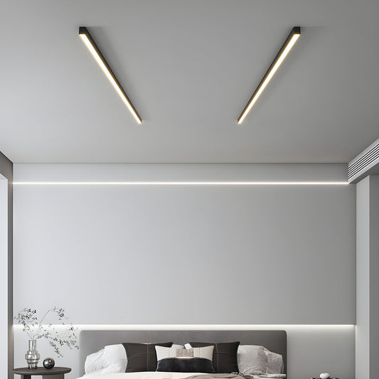 Ultra Slim Linear LED Ceiling Light Fixture for Modern Home Decor & Kitchen Lighting