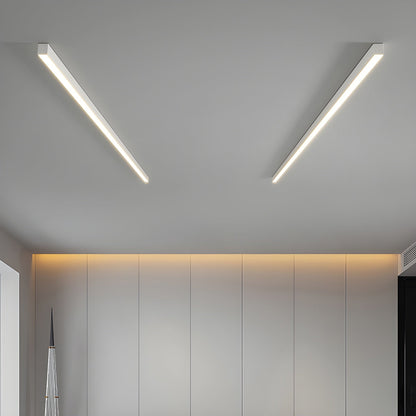 Ultra Slim Linear LED Ceiling Light Fixture for Modern Home Decor & Kitchen Lighting