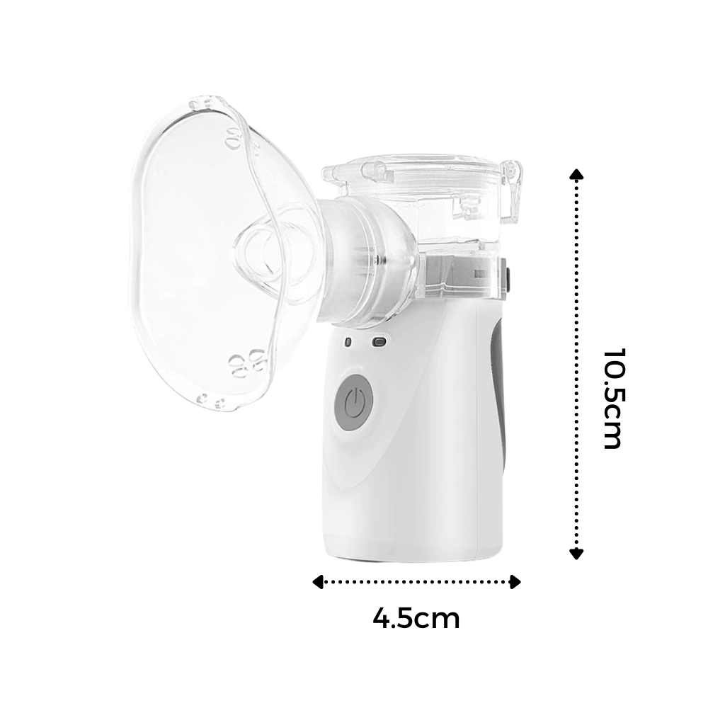 Ultrasonic Portable Nebuliser Machine| Lightweight, Dual Power Supply & Ideal for Children and Adults with Breathing Difficulties