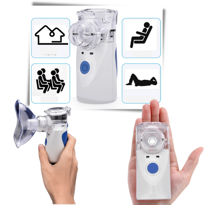 Ultrasonic Portable Nebuliser Machine| Lightweight, Dual Power Supply & Ideal for Children and Adults with Breathing Difficulties