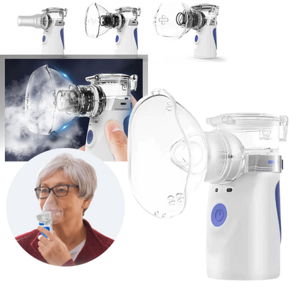 Ultrasonic Portable Nebuliser Machine| Lightweight, Dual Power Supply & Ideal for Children and Adults with Breathing Difficulties