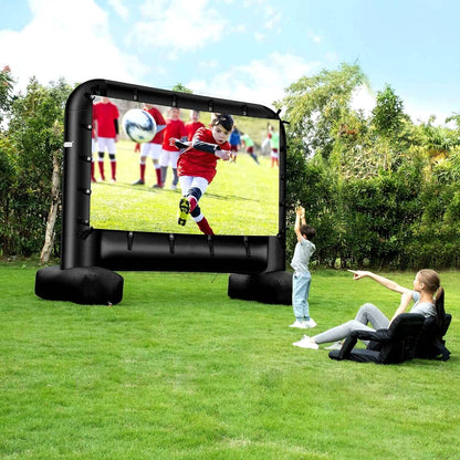 Outdoor Movie Screen And Projector | Weatherproof, Quick Setup & Perfect for Backyard Movie Nights