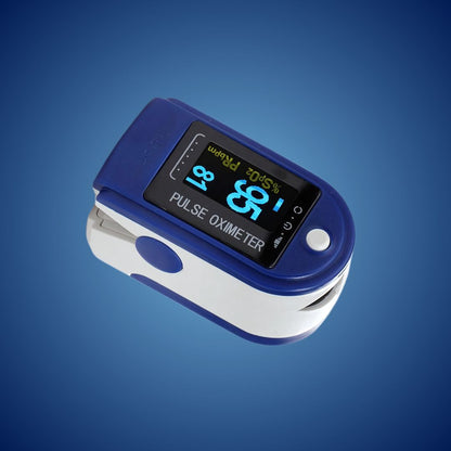 Fingertip Pulse Oximeter | Accurate SpO2 & Pulse Rate Monitoring with OLED Display for Home Health Tracking