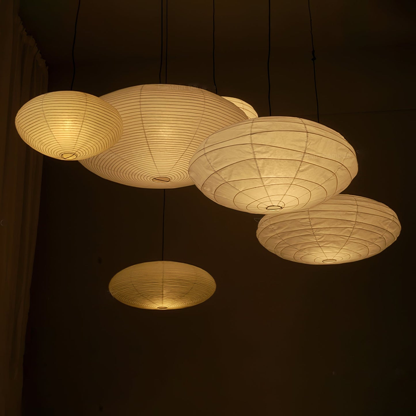 Washi Paper Pendant Light | Handcrafted, Translucent & Ideal for Indoor Spaces