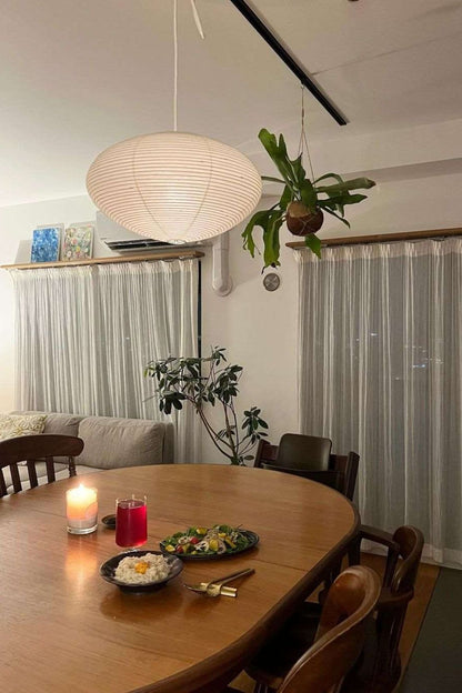 Washi Paper Pendant Light | Handcrafted, Translucent & Ideal for Indoor Spaces