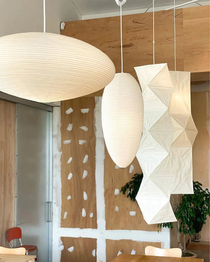 Washi Paper Pendant Light | Handcrafted, Translucent & Ideal for Indoor Spaces