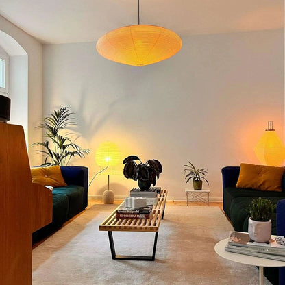 Washi Paper Pendant Light | Handcrafted, Translucent & Ideal for Indoor Spaces