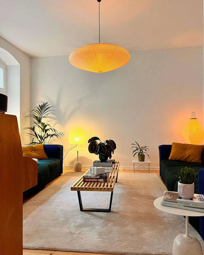 Washi Paper Pendant Light | Handcrafted, Translucent & Ideal for Indoor Spaces