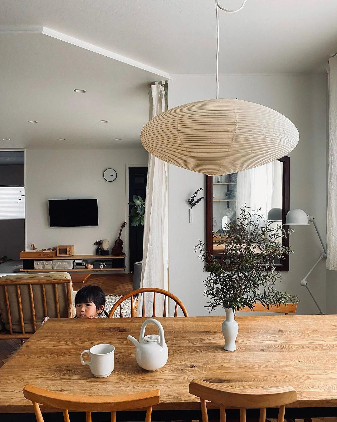 Washi Paper Pendant Light | Handcrafted, Translucent & Ideal for Indoor Spaces