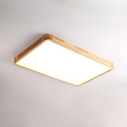 Wooden Geometric Ceiling Light | Dimmable LED, Adjustable Brightness & Modern Design for Indoor Spaces