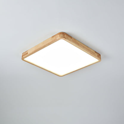 Wooden Geometric Ceiling Light | Dimmable LED, Adjustable Brightness & Modern Design for Indoor Spaces