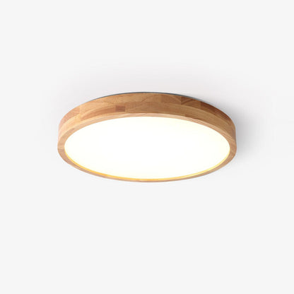 Wooden Geometric Ceiling Light | Dimmable LED, Adjustable Brightness & Modern Design for Indoor Spaces
