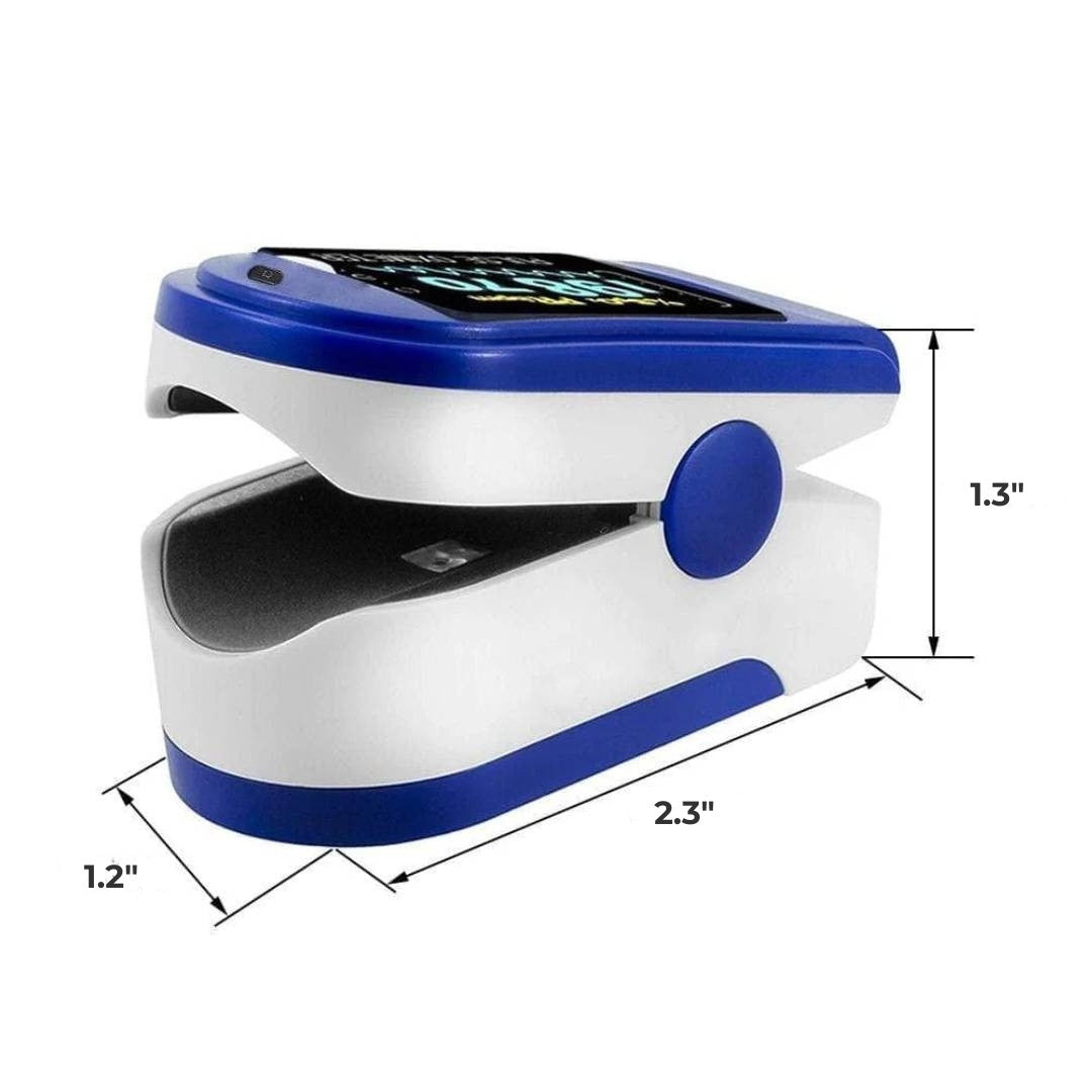 Fingertip Pulse Oximeter | Accurate SpO2 & Pulse Rate Monitoring with OLED Display for Home Health Tracking