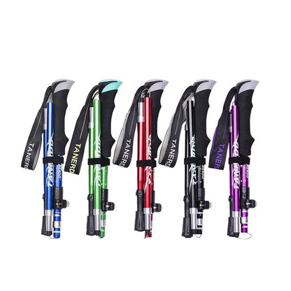 Adjustable Trekking Poles | Lightweight, Telescopic & Foldable for Hiking Adventures