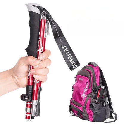 Adjustable Trekking Poles | Lightweight, Telescopic & Foldable for Hiking Adventures