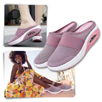 Orthopedic Slippers Shoes | Air-Cushion, Diabetic Orthopedic Support & Breathable Comfort Womens non slip clogs