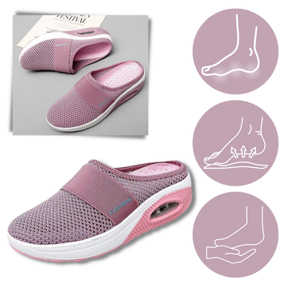Orthopedic Slippers Shoes | Air-Cushion, Diabetic Orthopedic Support & Breathable Comfort Womens non slip clogs
