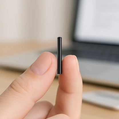 Miniature Voice Recorder - Compact Stealth Audio Capture Device with Voice Activation for Meetings, Interviews, and Personal Notes