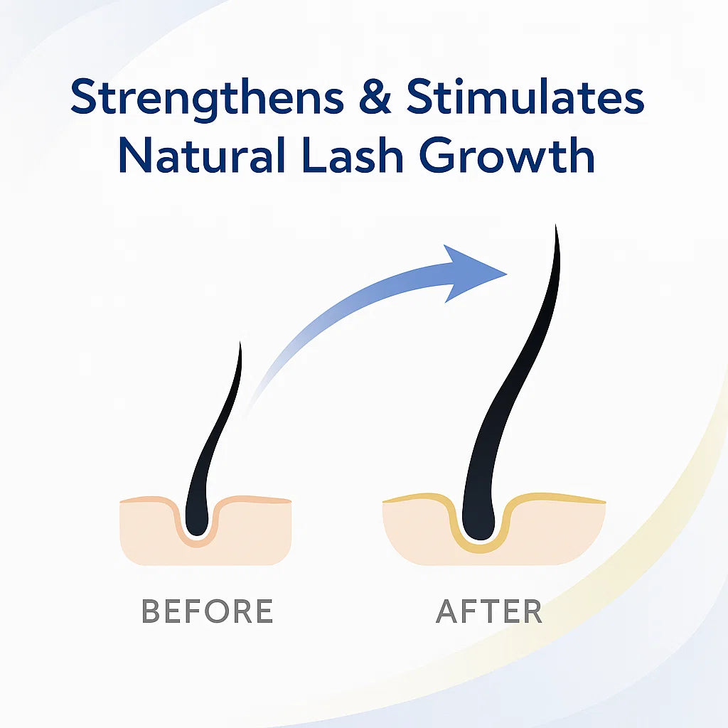 2 IN 1 Eyelash Growth Serum Lifting Eyelashes Conditioner Revital Lash Growth Serum Makeup