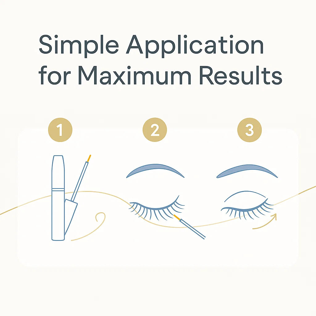 2 IN 1 Eyelash Growth Serum Lifting Eyelashes Conditioner Revital Lash Growth Serum Makeup