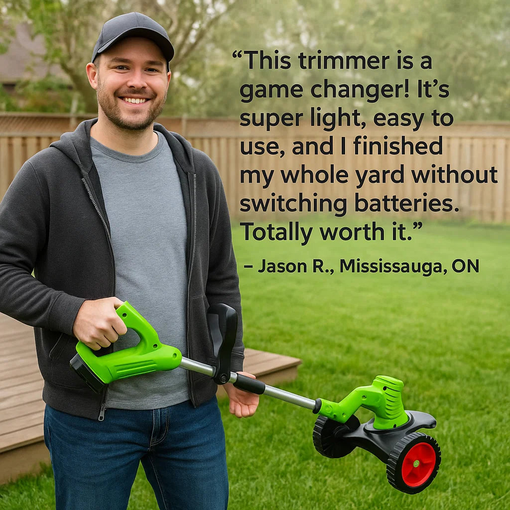 Powerful Electric Battery Operated Cordless Grass Trimmer