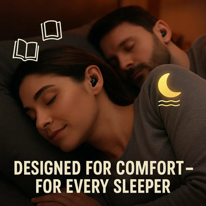 Invisible Wireless Sleep Headphones | Bluetooth 5.3, Noise Cancelling Headphones for Sleeping | Waterproof Sound Cancelling Headphones for Sleep