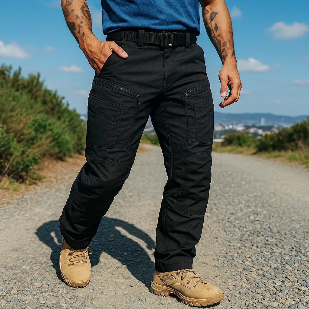 Stretch Tactical Pants for Men | Urban Tactical Cargo Pants with 9 Pockets, Army Pants, Hiking & Trekking Pants