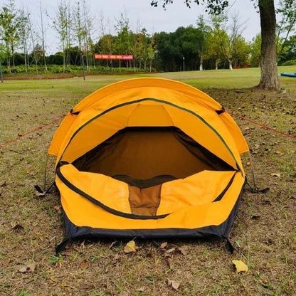 Ultralight Single-Person Camping Tent | Waterproof, Windproof & Ideal for Hikers and Backpackers