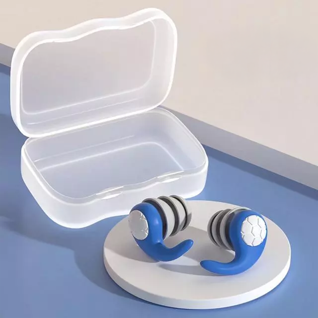 Silicone Earplugs for Sleeping | Noise Cancelling, Comfortable Fit & Ideal for Travel, Studying & Noise-Sensitive Environments
