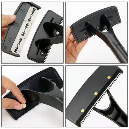 Back Shaver for Men | Extra Long Handle, Dual-Razor Technology & Pain-Free Grooming for Full-Body Hair Removal